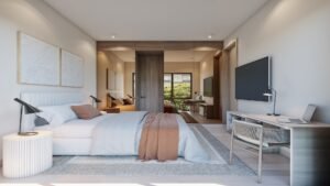 Dormitorio principal con baño en suite