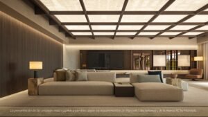 Salón principal de vivienda de lujo