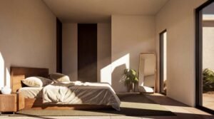 Dormitorio principal con ventanal y luz natural